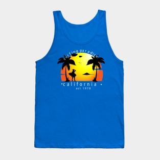 California surfer sunset Tank Top